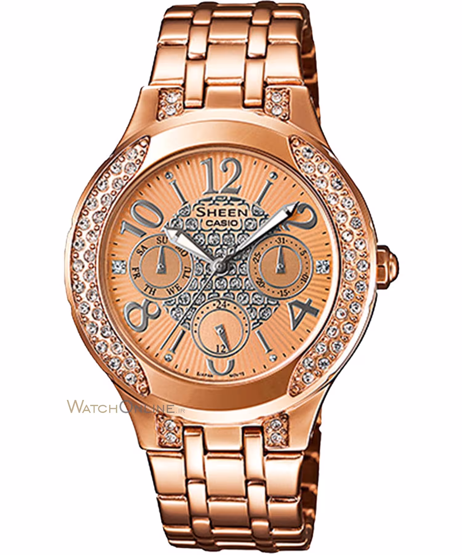 ساعت زنانه کاسیو ، زیرمجموعه SHEEN, کد SHE-3803PG-9AUDR