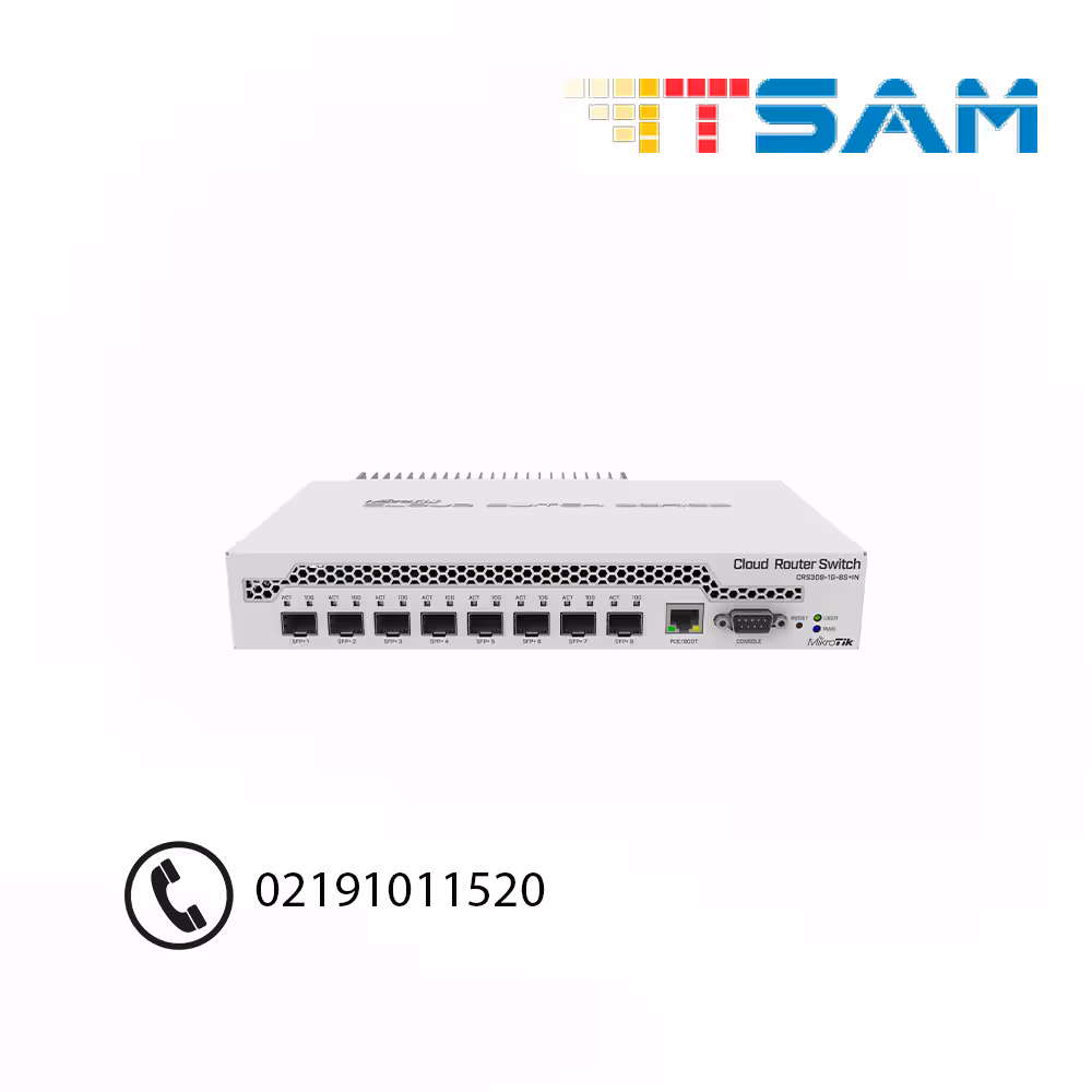 سوئیچ روتر میکروتیک مدل CRS309-1G-8S IN