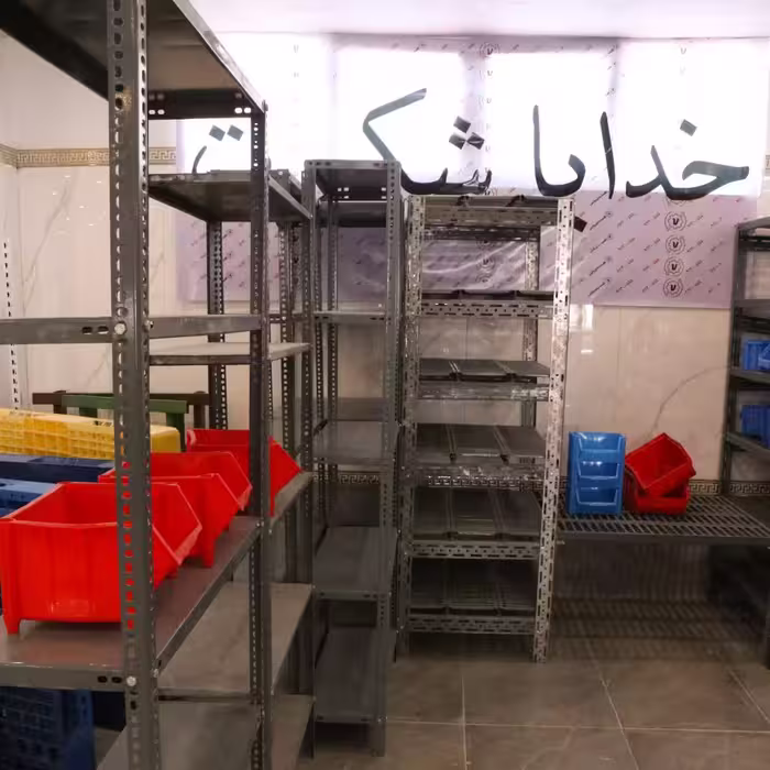 خرید و قیمت ست قفسه انباری 4 طبقه سایز 95x60 ارتفاع 250 - قفسه‌بندی وکیلی