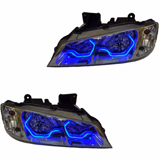 خرید چراغ جلو اسپرت پژو پارس کروز مدل 3D-I8 آبی داخل فابریک بدون موتور دو عددی | اتوموبی
