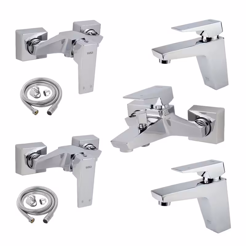 ست شیرآلات کسری مدل کنکورد مجموعه 7 عددی