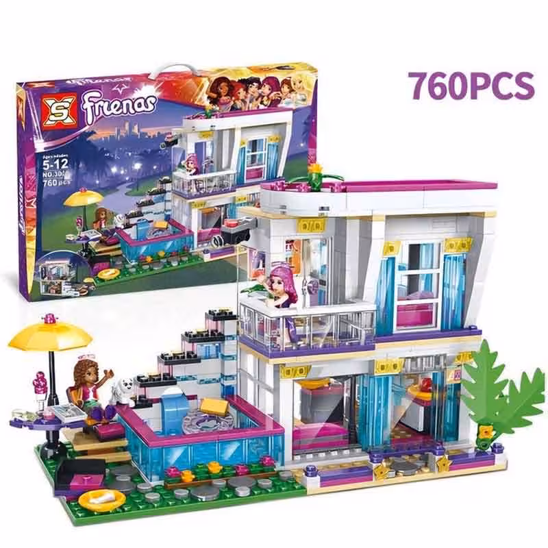 ساختنی لگو خانه فرندز آیتم کد 3008