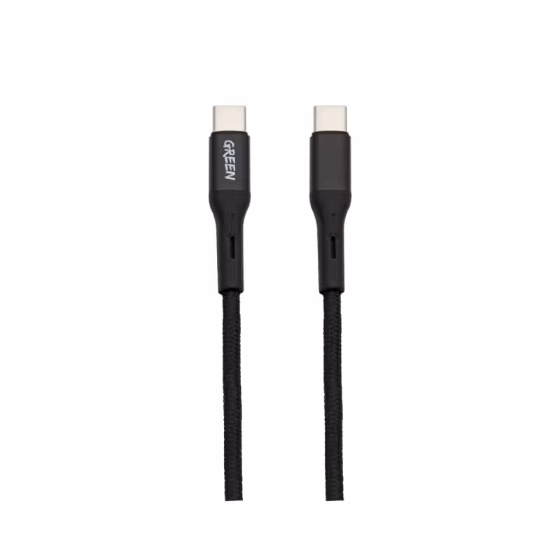 کابل تایپ سی به تایپ سی گرین مدل GREEN Type C to Type C BRAIDED