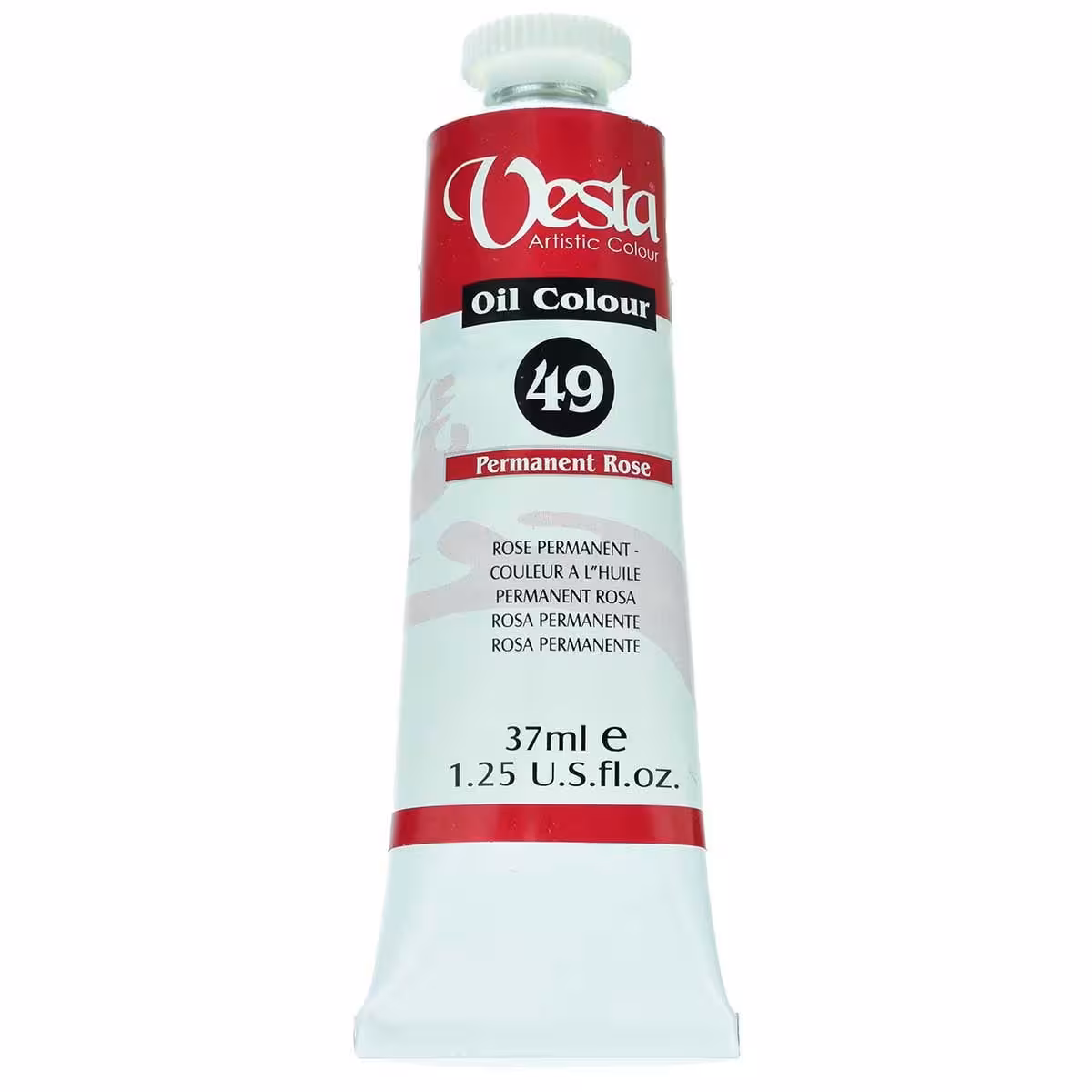 رنگ روغن وستا مدل Permanent Rose 49 حجم 37 میلی لیتر