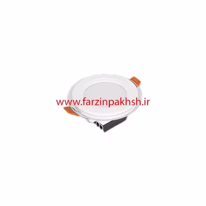 چراغ سقفی دورشیشه گلاریس 7 وات دایره پارس شعاع توس