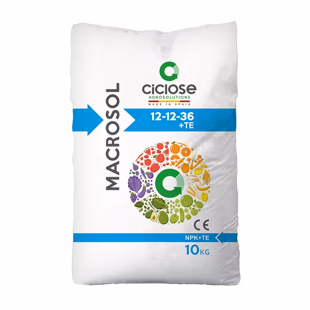 کود Ciclose سیکلوز 10 کیلویی ماکروسول NPK ۱۲-۱۲-۳۶+TE اسپانیا