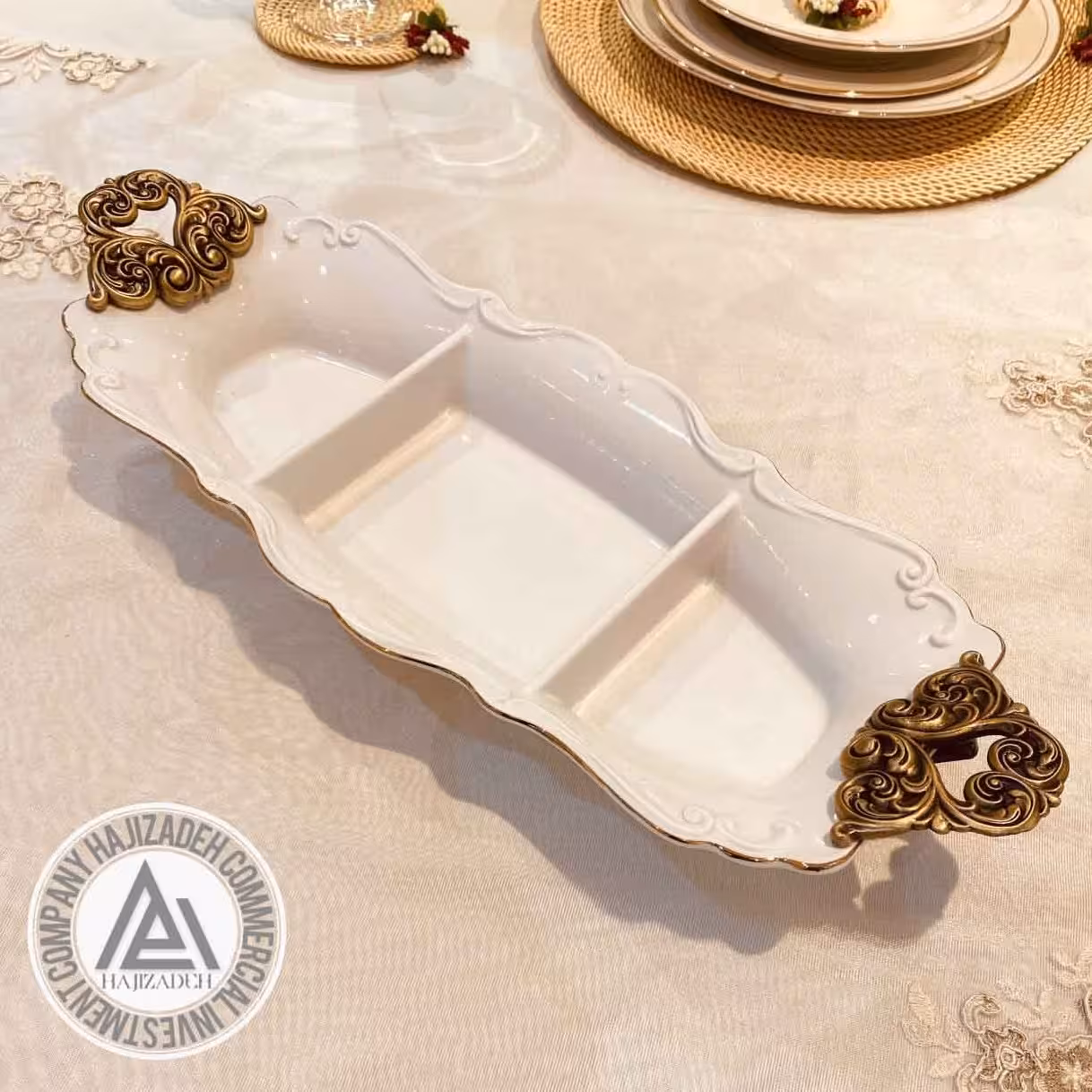 اردو 3 خانه آماتیس  لب طلا  لیمون 