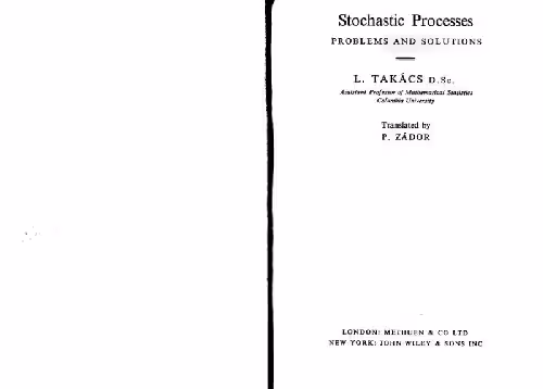 خرید و دانلود نسخه کامل کتاب Stochastic processes: problems and solutions