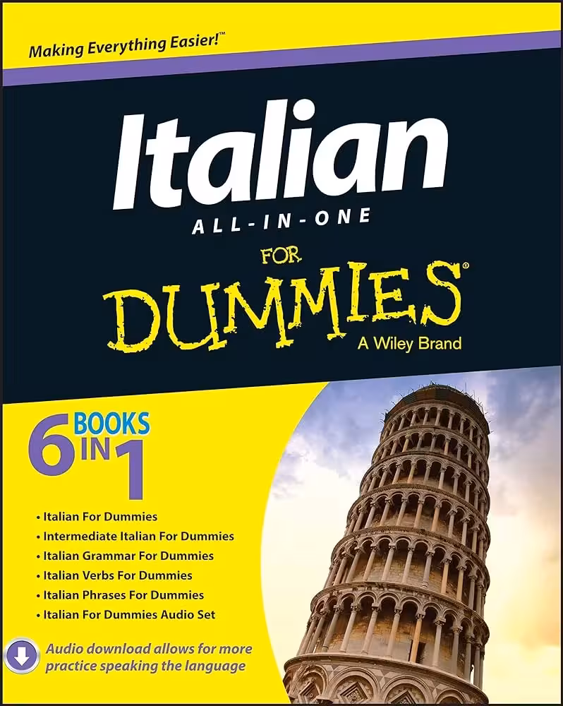 ایتالین آل این وان فور دامیز | کتاب ایتالیایی Italian All-in-One For Dummies
