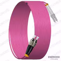 پچ کورد فیبر نوری 10 متری داپلکس نگزنس Nexans OM4 LC-FC