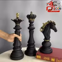 دکوری رومیزی شطرنج سه تایی مدل دو