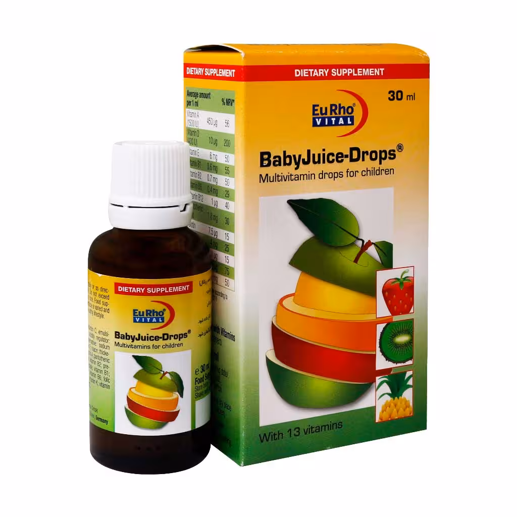 قطره نیو بیبی جویس یوروویتال 30 میلی لیتر-EuRho Vital New Baby Juice Drops 30 ml