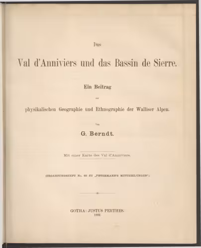 خرید و دانلود نسخه کامل کتاب Das Val d'Anniviers und das Bassin de Siene : Ein Beitrag zur physikalischen Geographie und Ethnographie der Walliser Alpen