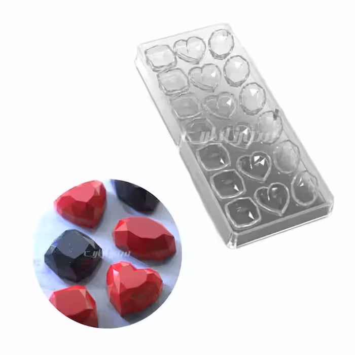 قالب شکلات پلی کربنات طرح میکس