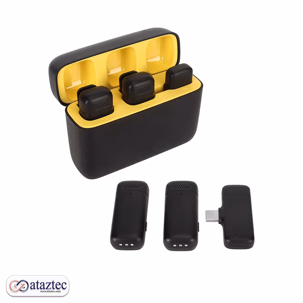 ميكروفون یقه ای مدل K6-2 | کیفیت صدای HiFi | چیپ کاهش نویز هوشمند