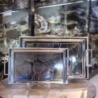 سینی استیل 2 تیکه moliner