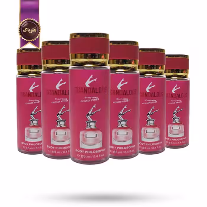 6 عدد بادی اسپلش ادکلنی فیلو سوفی philosophy مدل اسکندلس Scandalous حجم 88 میلی لیتر (اورجینال)