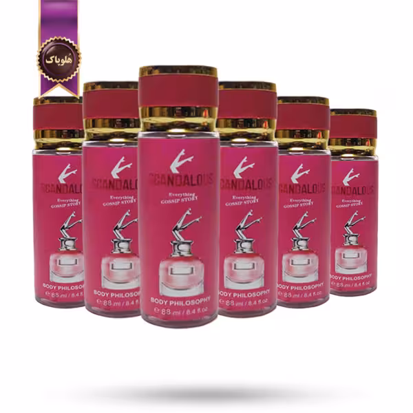 6 عدد بادی اسپلش ادکلنی فیلو سوفی philosophy مدل اسکندلس Scandalous حجم 88 میلی لیتر (اورجینال)