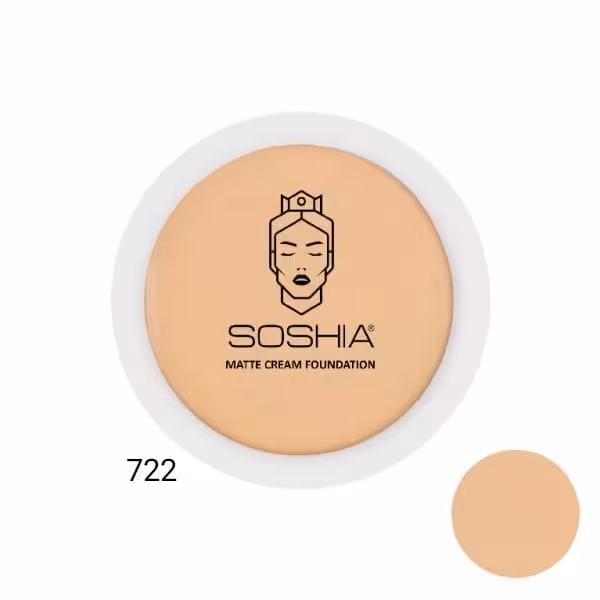 کرم گریم مات دوآل فینیش سوشیا مدل 722 SOSHIA