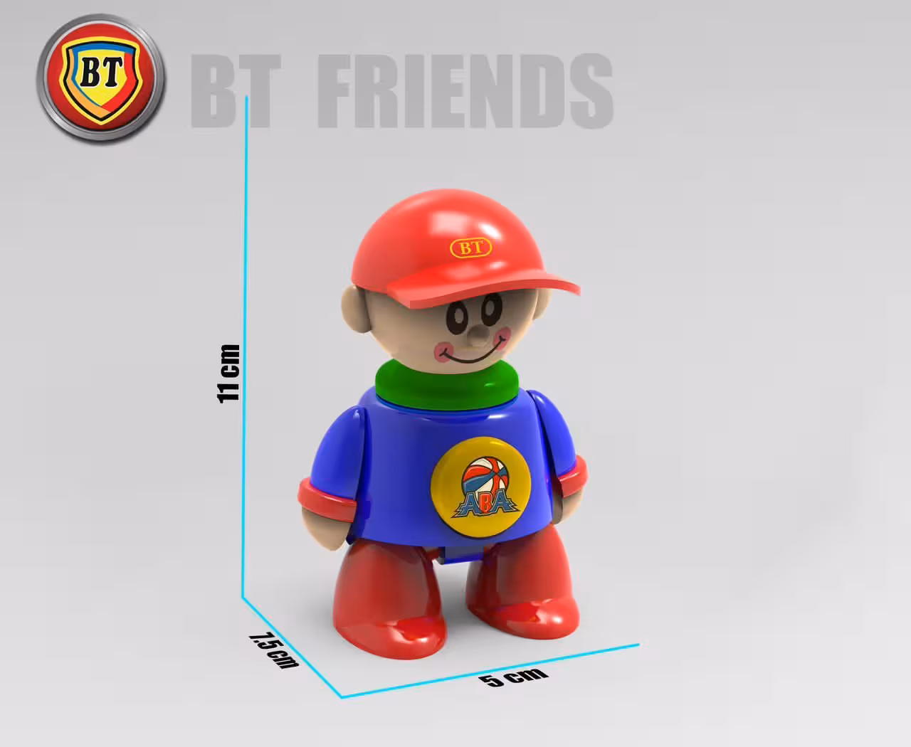 آدمک پسر بتی فرند BtFriends طرح تولو TOLO