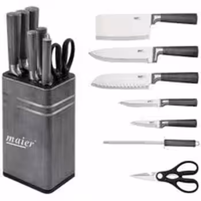 سرویس چاقو آشپزخانه 8 پارچه مایر مدل MR-72 ارسال فقط پستی