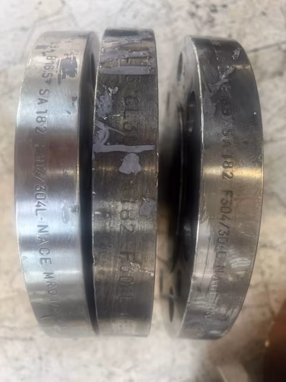 فلنج کور 3اینج کلاس 300 ریس فیس از جنسSA182F304/304L NACE MR01 75