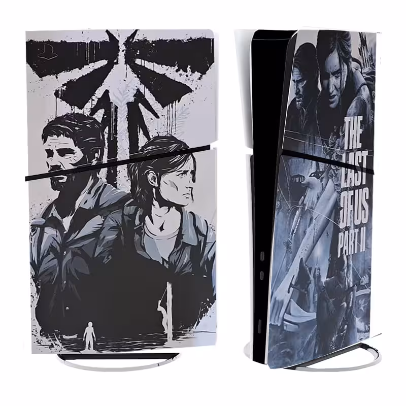 برچسب کنسول PS5 SLIM (GO) طرح last of us part II