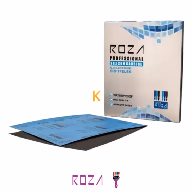 کاغذ سنباده پوساب پشت آبی روزا