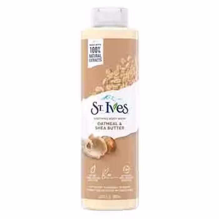 شامپو بدن کانادایی سنت ایوز ST.Ives Oatmeal & Shea Butter حاوی جو دو سر و شی باتر 650 میل
