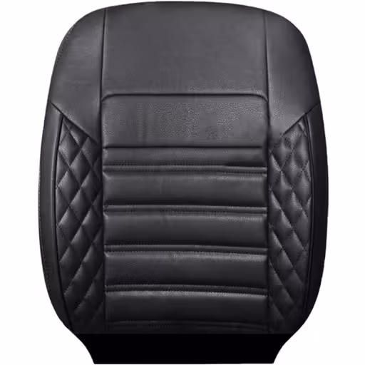 خرید روکش صندلی پراید 131 سوشیانت چرم مدل سورنا مشکی دوخت مشکی | اتوموبی