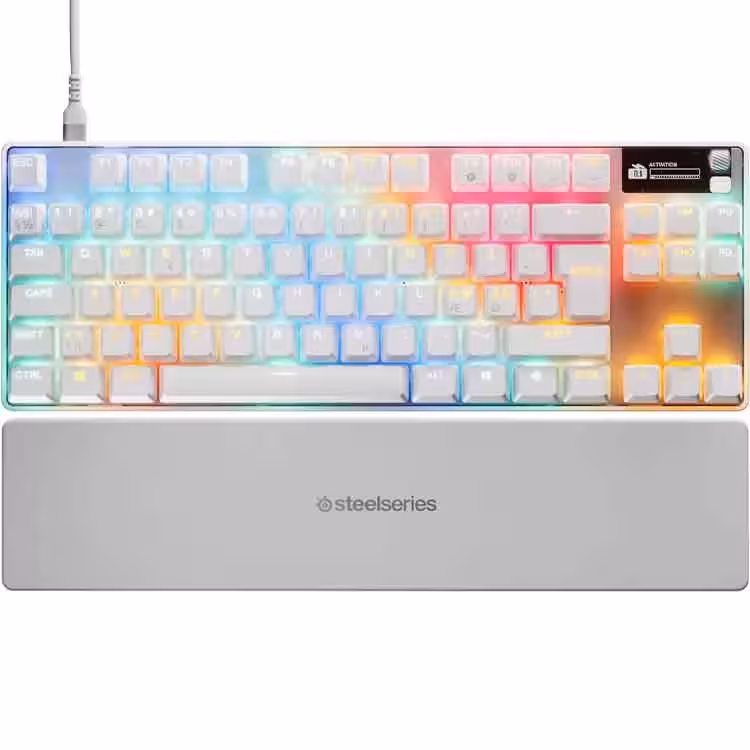 کیبورد SteelSeries Apex Pro TKL Gen 3 White