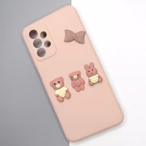 قاب سامسونگ A23 سیلیکونی عروسکی محافظ لنز دار