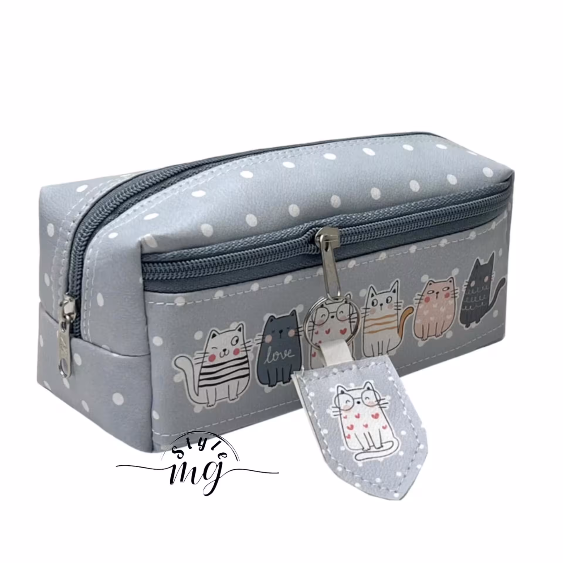 جامدادی کودک مدل  گربه فانتزی به همراه جاکلیدی