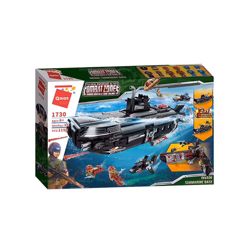 ساختنی کیومن مدل زیر دریایی جنگی کد 1730