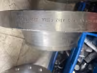 فلنج گلودار 8 اینچ  استنلس استیل ریس فیس  رده 40 کلاس 300  از جنس  A SA182/F 316L