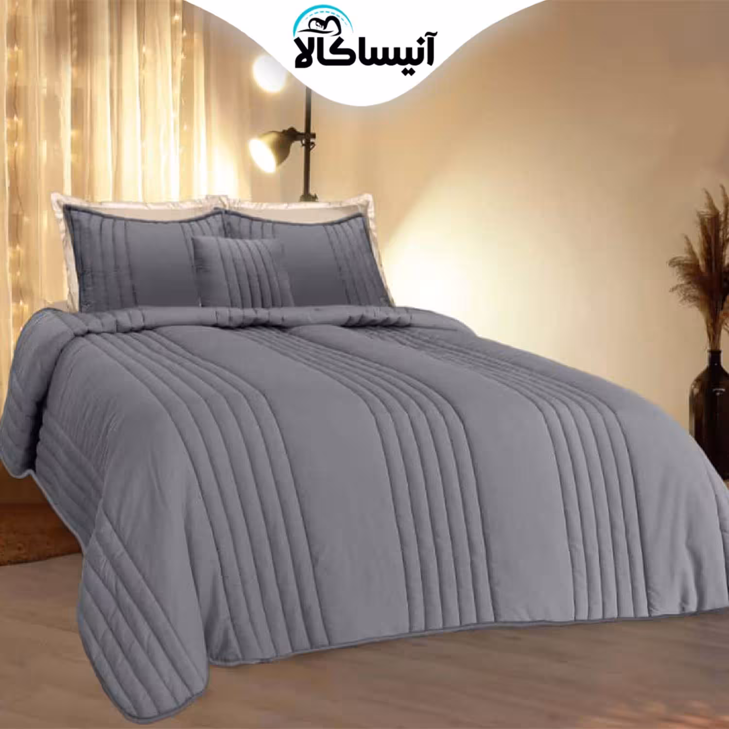 سرویس خواب دو نفره 6 تکه آیدین مدل لومین