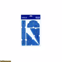 ست خط کش ژله ای آریا