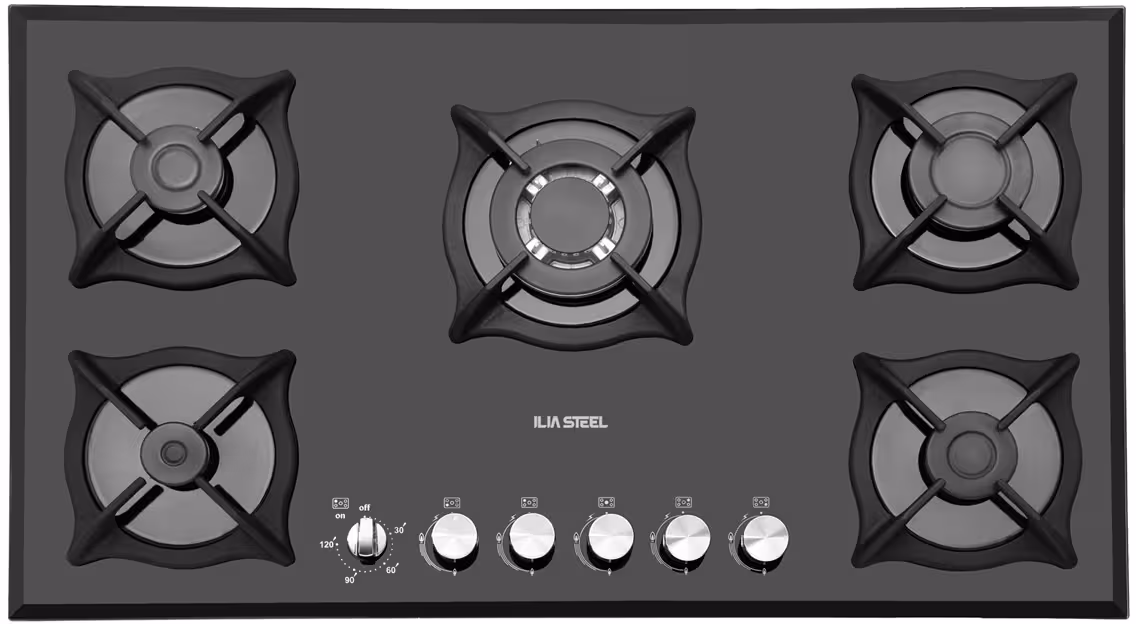 اجاق گاز شیشه ای G 503 T ایلیا استیل
