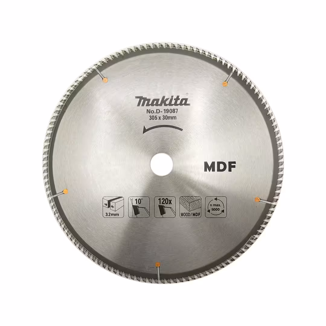 تیغ اره MDF بر ماکیتا 120 دندانه مدل D-19087 سایز 305 میلی متر ا SAW Blade
