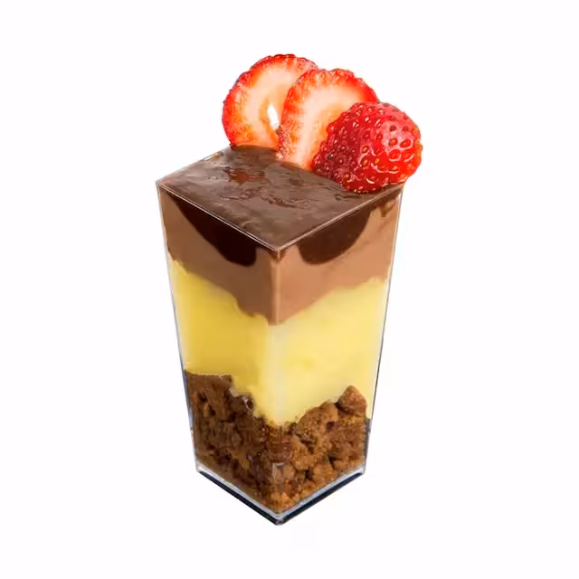 لیوان دسری 350 سی سی درب دار