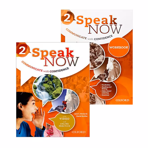 کتاب اسپیک نو 2 ویرایش دوم سایز بزرگ (رحلی) | Speak Now 2 (SB WB Audio) 2nd Edition | خرید کتاب زبان | خرید لوازم التحریر | چی کتاب | بالاترین تخفیف و ارسال رایگان