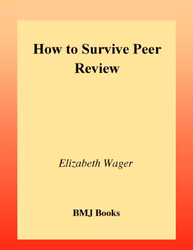 خرید و دانلود نسخه کامل کتاب How to Survive Peer Review