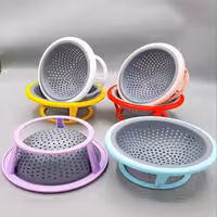 تفاله گیر سیلیکونی گرد پایه دار