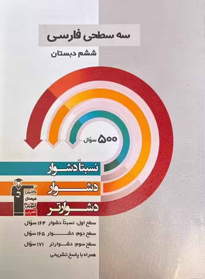 سه سطحی فارسی ششم قلم چی - کتاب‌فروشی کوچه کتاب
