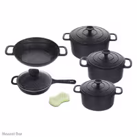 سرویس پخت و پز چدن 9 پارچه نالینو مدل Dio