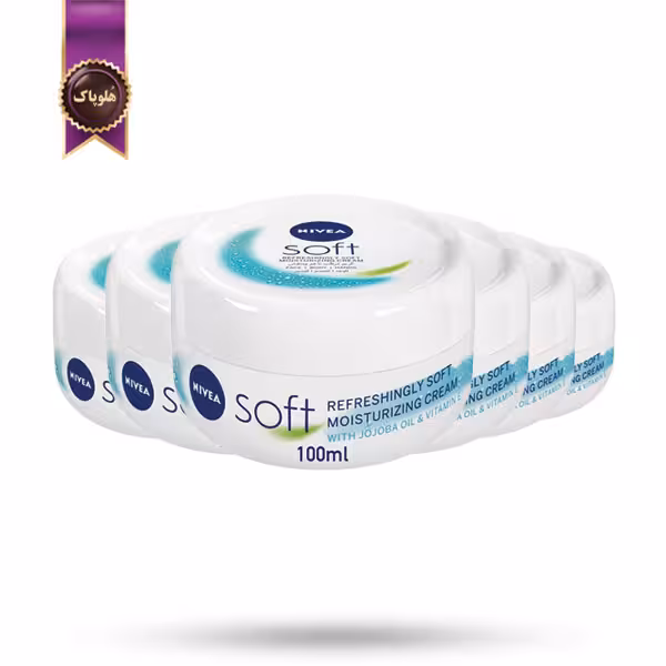6 عدد کرم آبرسان نیوا NIVEA مدل سافت Soft حجم 100 میلی لیتر (اورجینال)