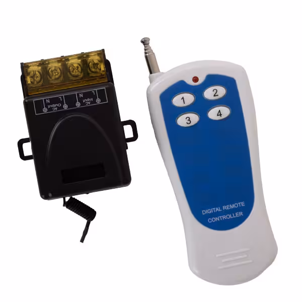 پک ریموت کنترل 4 کانال 433MHz به همراه 1 عدد ماژول رله 30 آمپر
