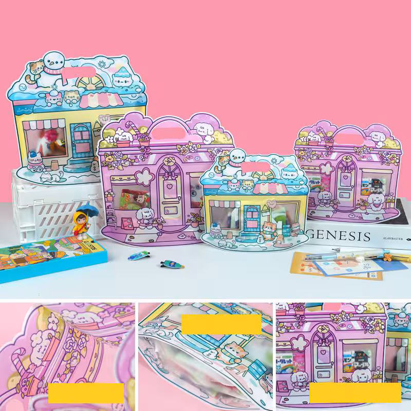 زیپ کیپ دسته دار طرح خونه