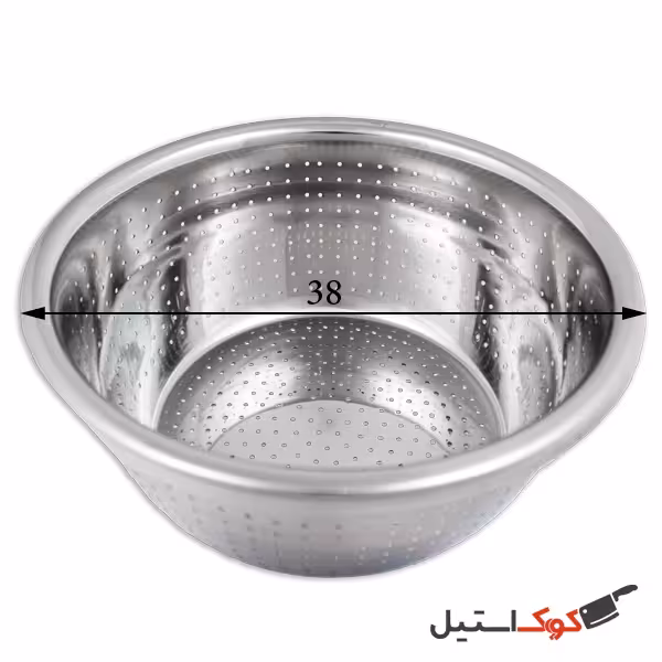 آبکش استیل ورق ضخیم دهنه 38
