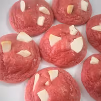 کوکی توت فرنگی با تکه های شکلات 